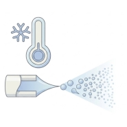 低溫噴灑游離質譜圖